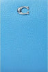 COACH Small Wristlet - CH818 Pool (Blue) Polished Pebble Leather $95